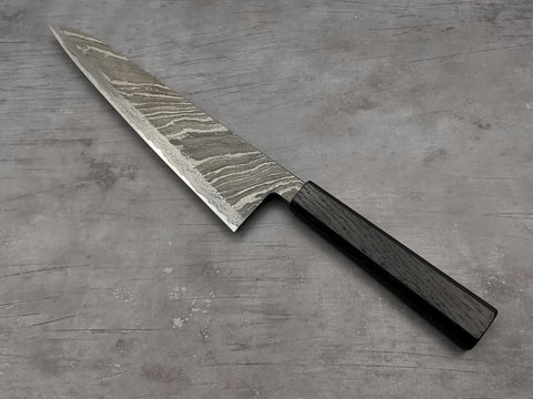 Simon Maillet 135Cr3 Twisted Suminagashi Gyuto 240mm