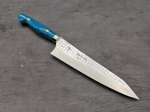 Yu Kurosaki Senko Gyuto 210mm with turquoise handle