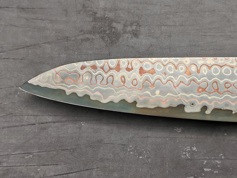 Nigara Hamono Rainbow Damascus Gyuto 240mm