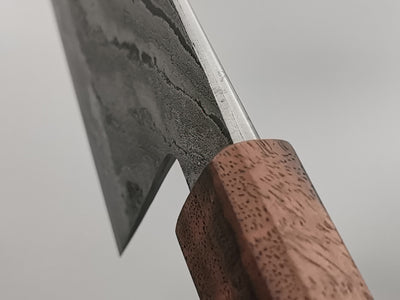 Simon Maillet 135Cr3 Twisted Suminagashi Gyuto 220mm
