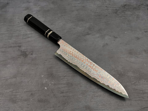 Nigara Hamono Rainbow Damascus Gyuto 240mm