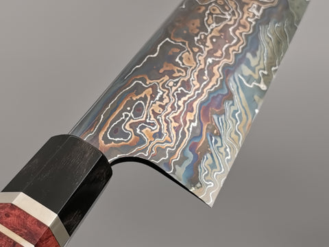 Nigara Hamono Kagetora Blue + White #2 Damascus Gyuto 270mm