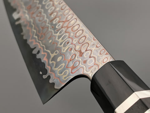 Nigara Hamono Rainbow Damascus Gyuto 240mm