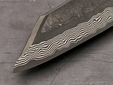 Nigara Hamono Silver 3 Damascus Kiritsuke Gyuto 210mm