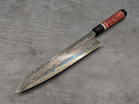 Nigara Hamono Kagetora Blue + White #2 Damascus Gyuto 270mm