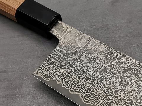 Shiro Kamo SG2 Damascus 180mm Nakiri