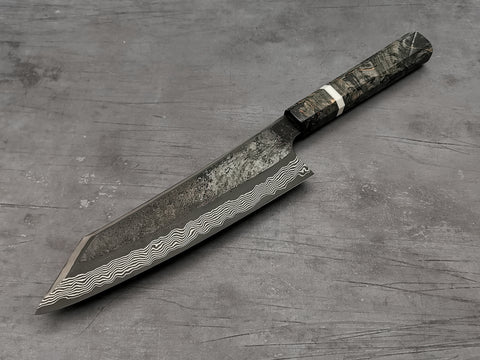 Nigara Hamono Silver 3 Damascus Kiritsuke Gyuto 210mm