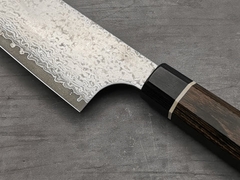 Suncraft Black Damascus Bunka 165mm