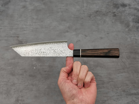 Suncraft Black Damascus Bunka 165mm