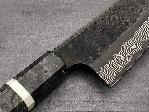 Nigara Hamono Silver 3 Damascus Bunka