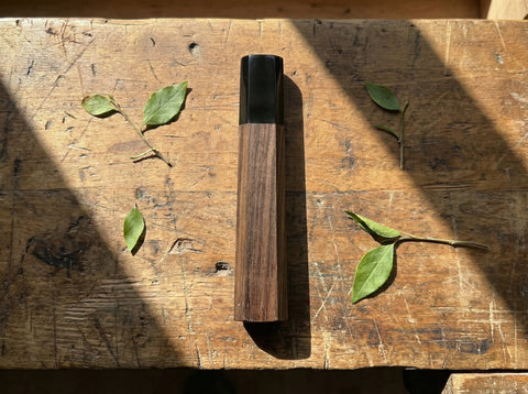 Octagonal Walnut handle