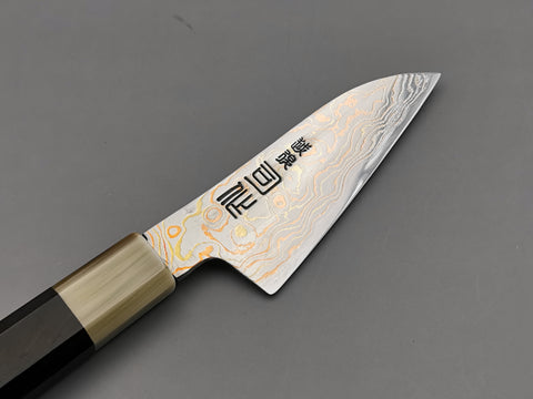 Tsukasa Hinoura Rainbow Damascus Petty 100mm