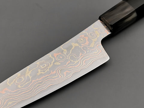 Tsukasa Hinoura Rainbow Damascus Petty 135mm