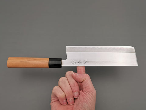 Daisuke Nishida White #1 Nakiri polished - Cutting Edge Knives