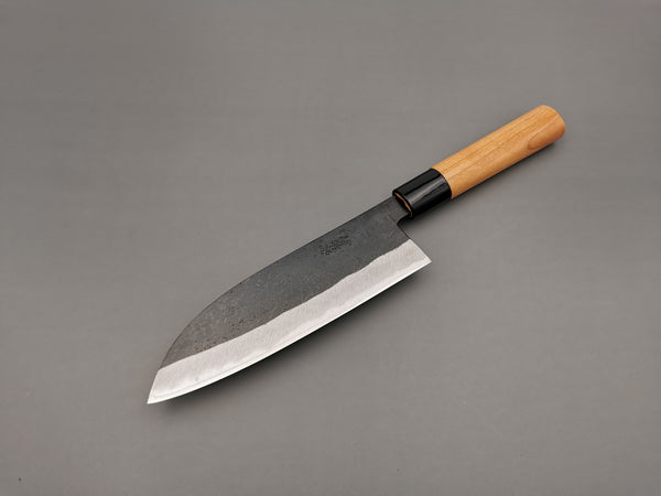 Daisuke Nishida White #1 Santoku kurouchi - Cutting Edge Knives