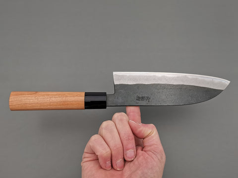 Daisuke Nishida White #1 Santoku kurouchi - Cutting Edge Knives