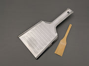 Stainless Steel Japanese Grater / Oroshigane with Bamboo Brush