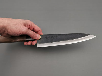 Yoshida Hamono ZDP-189 gyuto 210mm kurouchi - Cutting Edge Knives