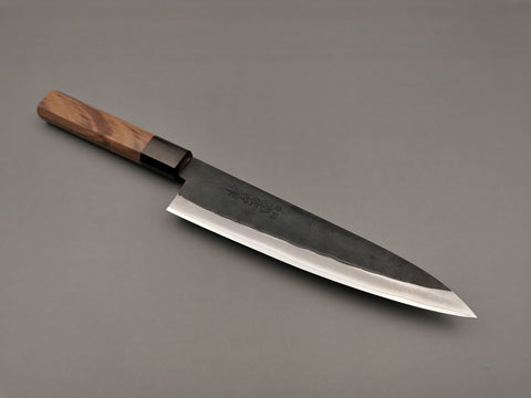 Yoshida Hamono ZDP-189 gyuto 210mm kurouchi - Cutting Edge Knives