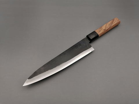 Yoshida Hamono ZDP-189 gyuto 210mm kurouchi - Cutting Edge Knives