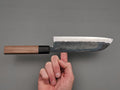 Yoshida Hamono ZDP-189 Kurouchi Santoku - Cutting Edge Knives