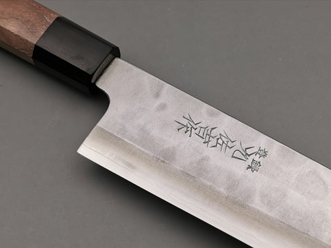 Yoshida Hamono ZDP-189 Silver Santoku - Cutting Edge Knives