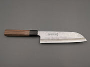 Yoshida Hamono ZDP-189 Silver Santoku - Cutting Edge Knives
