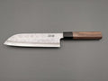 Yoshida Hamono ZDP-189 Silver Santoku - Cutting Edge Knives