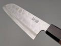 Yoshida Hamono ZDP-189 Silver Santoku - Cutting Edge Knives