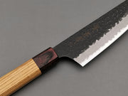Sakai Takayuki Aogami Super Blue Kengata Santoku - Cutting Edge Knives