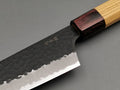 Sakai Takayuki Aogami Super Blue Kengata Santoku - Cutting Edge Knives