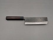 Tsutomu Kajiwara Blue #1 Kurouchi Nakiri - Cutting Edge Knives