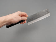 Tsutomu Kajiwara Blue #1 Kurouchi Nakiri - Cutting Edge Knives
