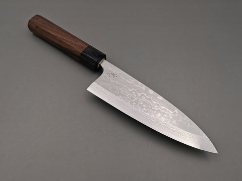 Yauji Yoshihiro Blue #2 Damascus Deba 180mm