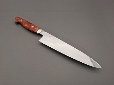 Yoshikazu Ikeda White #1 Fujisan Gyuto 240 with custom handle