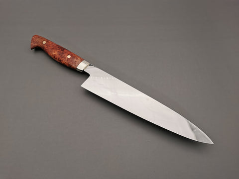 Yoshikazu Ikeda White #1 Fujisan Gyuto 240 with custom handle