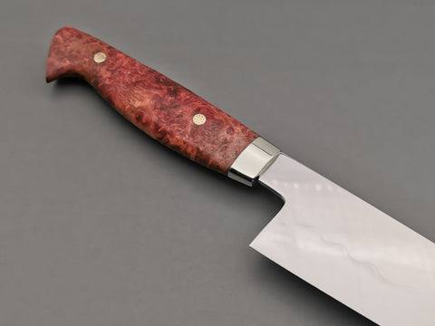 Yoshikazu Ikeda White #1 Fujisan Gyuto 240 with custom handle