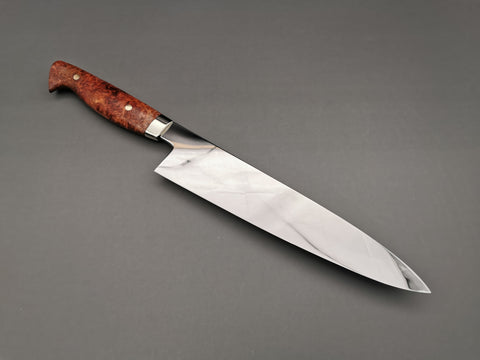 Yoshikazu Ikeda White #1 Fujisan Gyuto 240 with custom handle