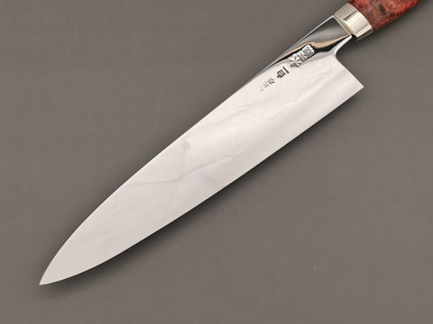 Yoshikazu Ikeda White #1 Fujisan Gyuto 240 with custom handle