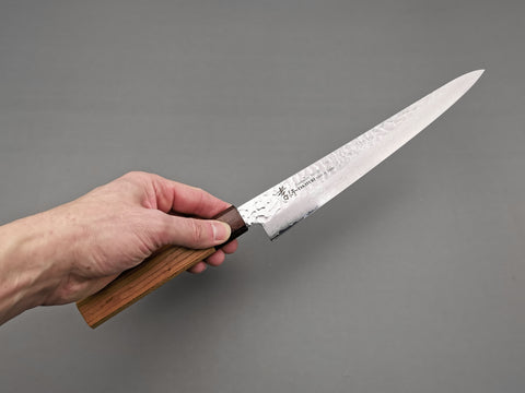 Sakai Takayuki 33 layer Damascus Sujihiki 240mm - Cutting Edge Knives