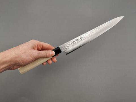 Sakai Takayuki 45 layer Damascus Sujihiki 240mm