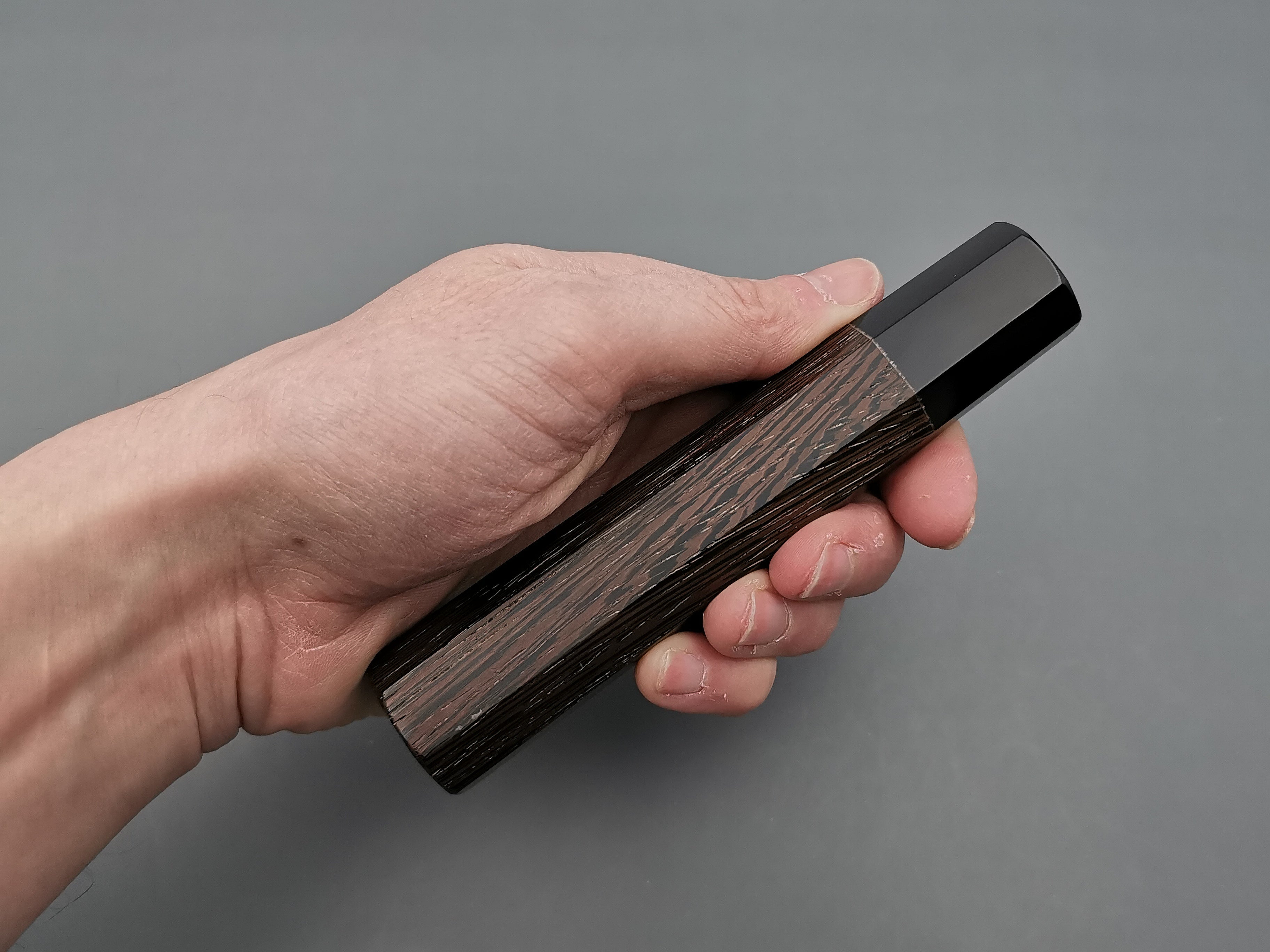 Octagonal Wenge handle