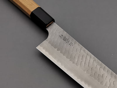 Nigara Hamono SG2 Matt Migaki Tsuchime Kiritsuke Gyuto 210mm