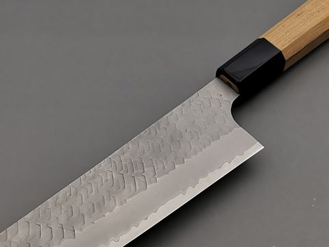 Nigara Hamono SG2 Matt Migaki Tsuchime Kiritsuke Gyuto 210mm