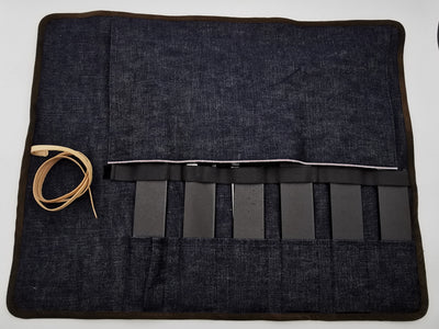 West Japan Tools Selvedge Denim Knife Roll