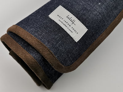 West Japan Tools Selvedge Denim Knife Roll