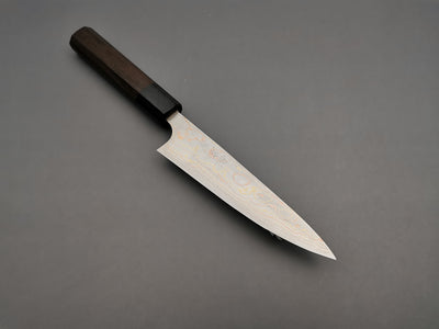 Takeshi Saji Rainbow Damascus Petty 135mm