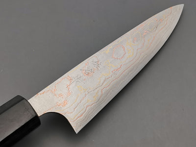 Takeshi Saji Rainbow Damascus Petty 135mm