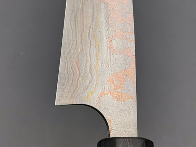 Takeshi Saji Rainbow Damascus Petty 135mm