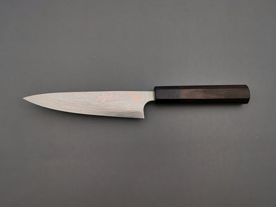 Takeshi Saji Rainbow Damascus Petty 135mm